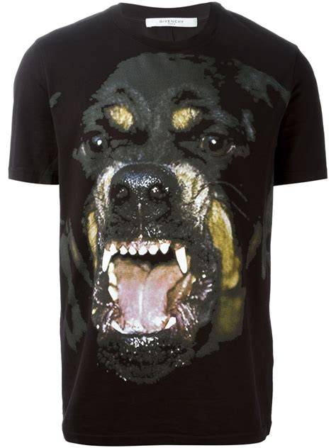 rottweiler shirt givenchy heren|Givenchy rottweiler shirt for sale.